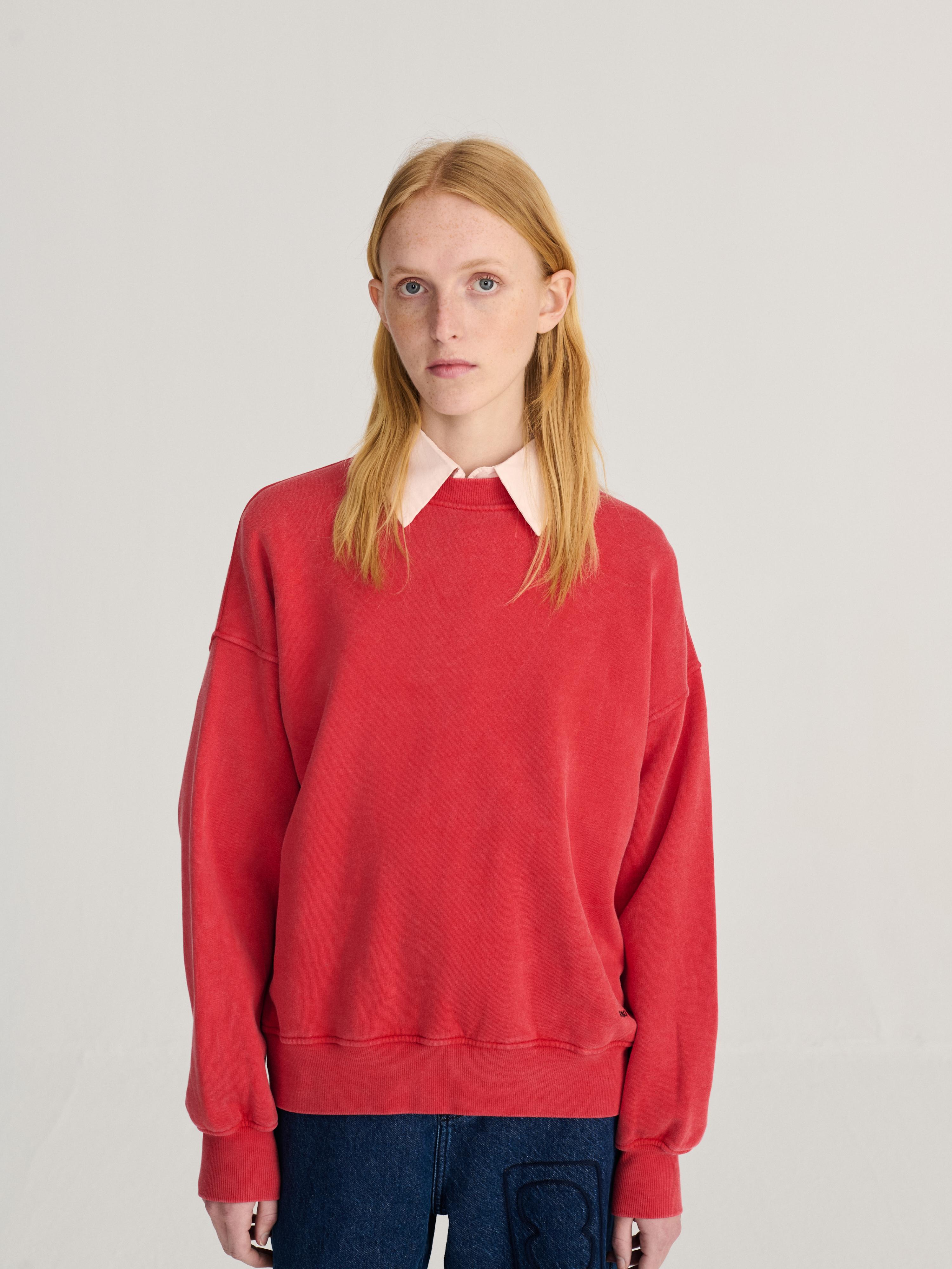 Bobo Choses Hidden Monster Crewneck Sweatshirt Damen Print rot